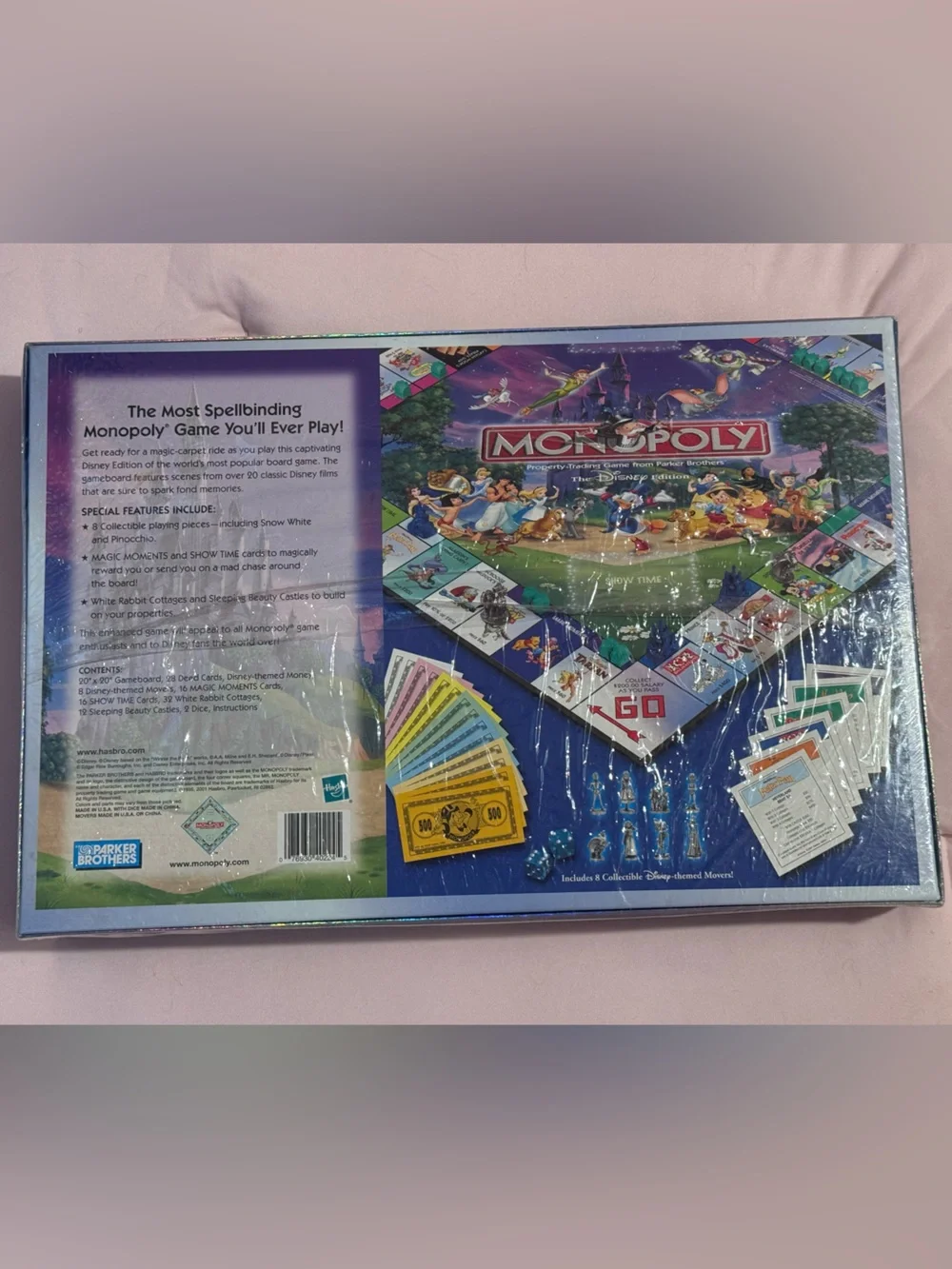 Vintage 2001 Monopoly; The Disney Edition Board Game!